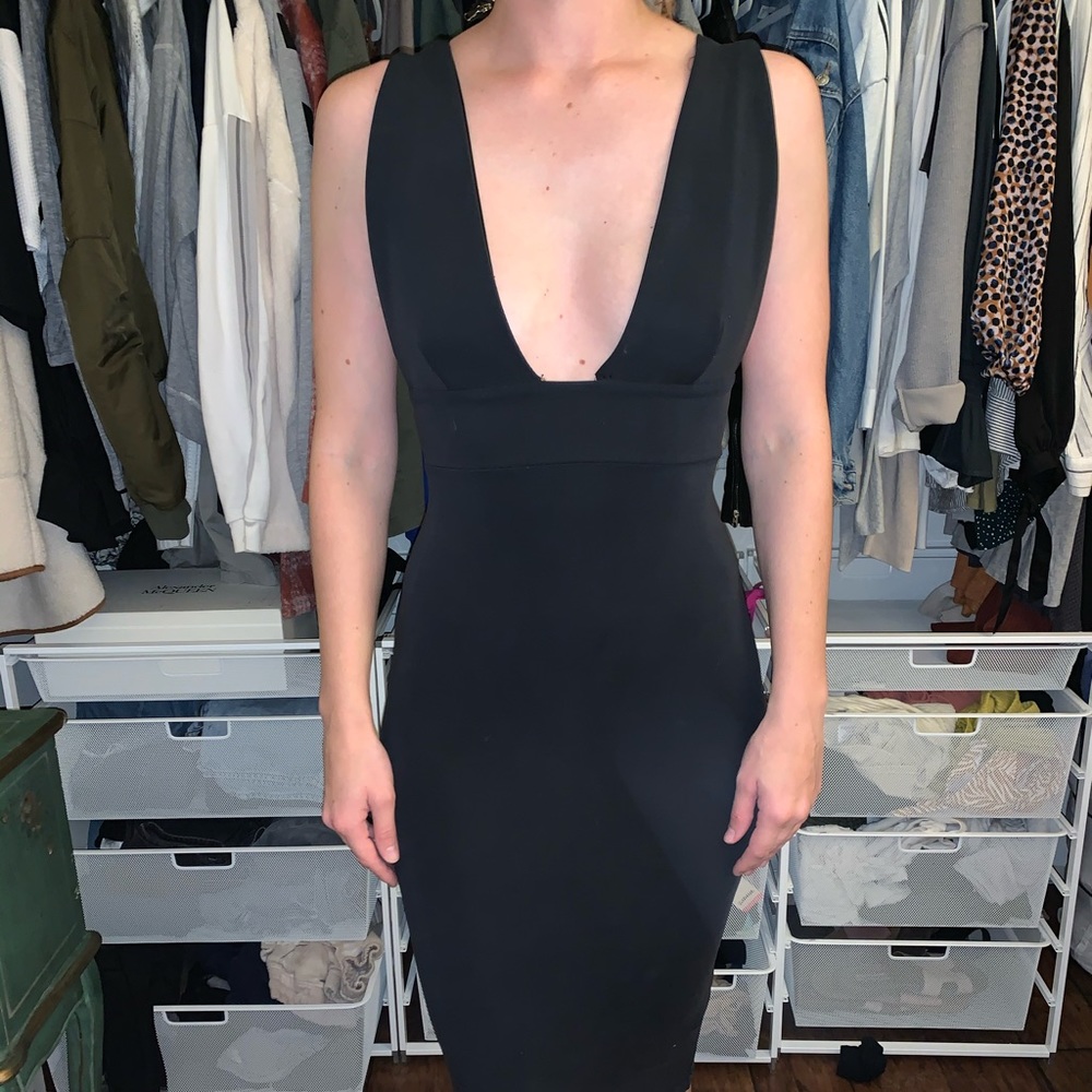 Dark gray/black sexy dress